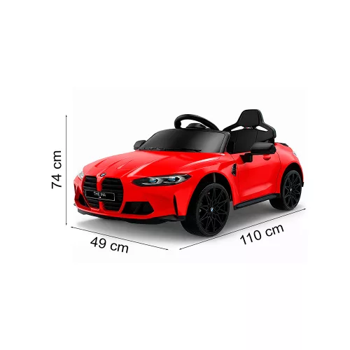 Elektromos autó BMW M4 piros