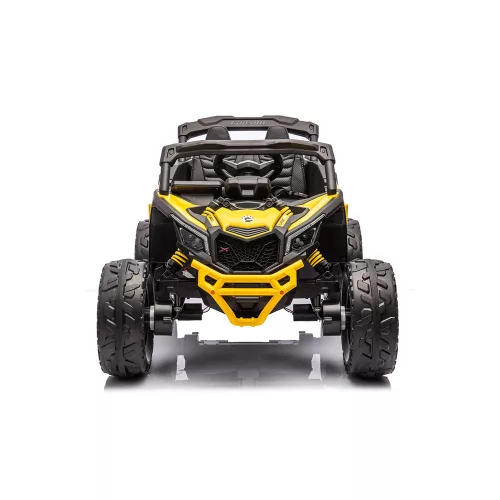Elektromos gyerek buggy Can-Am Maverick 4x4 sárga 2 személyes