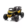 Elektromos gyerek buggy Can-Am Maverick 4x4 sárga 2 személyes