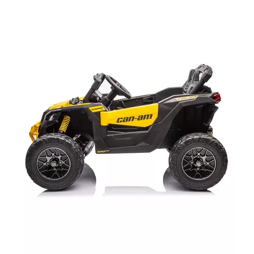 Elektromos gyerek buggy Can-Am Maverick 4x4 sárga 2 személyes