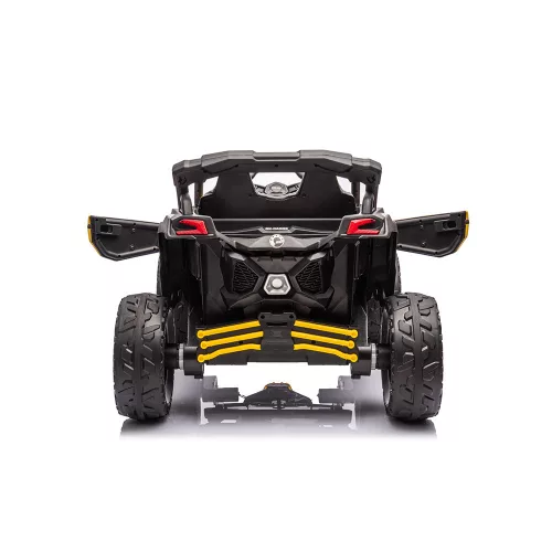 Elektromos gyerek buggy Can-Am Maverick 4x4 sárga 2 személyes
