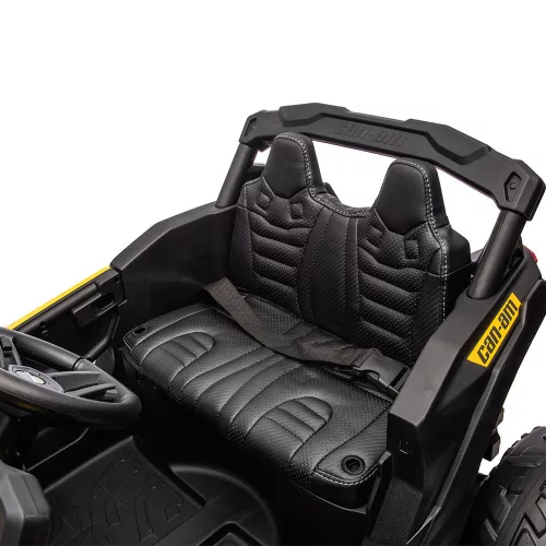 Elektromos gyerek buggy Can-Am Maverick 4x4 sárga 2 személyes