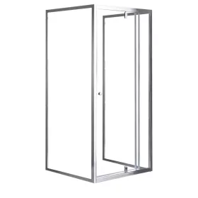   Flexi 80x90 cm falsíkra szerelhető aszimmetrikus zuhanykabin zuhanytálca nélkül