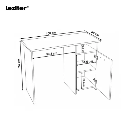 Family One íróasztal szett Flexo ergonomikus forgószékkel