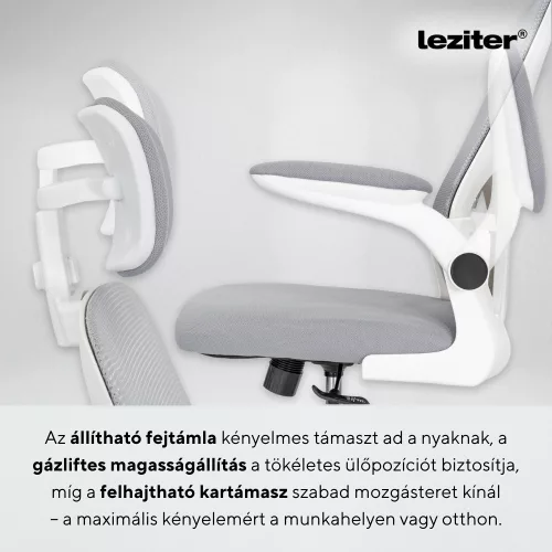 Family One íróasztal szett Flexo ergonomikus forgószékkel
