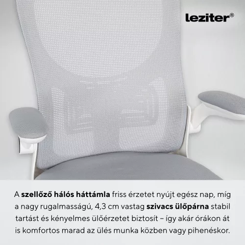Family One íróasztal szett Flexo ergonomikus forgószékkel
