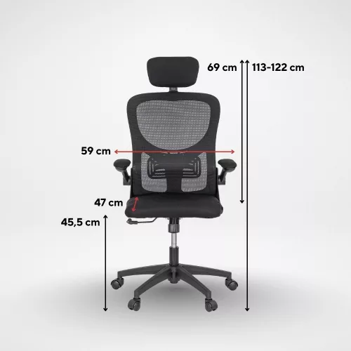 Family One íróasztal szett Flexo ergonomikus forgószékkel