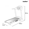 Futópad Led kijelzővel Runova Max 120 kg, 2,5 LE, 15 Km/h, dőlésszög 0-15%