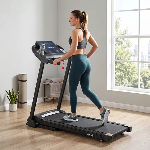 Futópad Led kijelzővel Everit Max 120 kg, 0,75 LE, 0,8-12 KM/h, dőlésszög 0-3%
