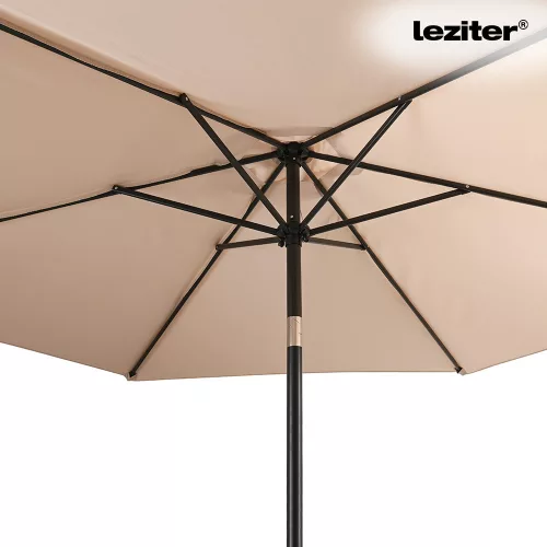 Gina kerti napernyő bézs 300 cm