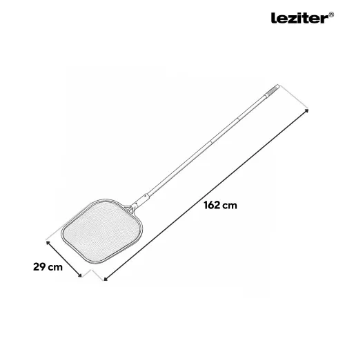 Medence tisztító háló 5 részes nyéllel 122 cm