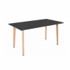 Silla 120 4+1 étkező garnitúra fekete-fekete