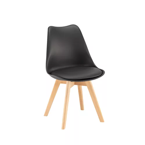 Silla 120 4+1 étkező garnitúra fehér-fekete
