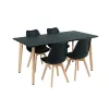 Silla 150 4+1 étkező garnitúra fekete-fekete