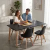 Silla 150 4+1 étkező garnitúra fekete-fekete