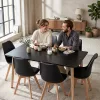 Silla 150 6+1 étkező garnitúra fekete-fekete