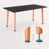 Silla 150 6+1 étkező garnitúra fekete-fekete