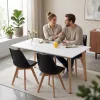 Silla 150 4+1 étkező garnitúra fehér-fekete