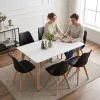 Silla 150 6+1 étkező garnitúra fehér-fekete