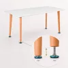 Silla 150 6+1 étkező garnitúra fehér-fekete