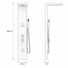 Malaga White hidromasszázs zuhanypanel