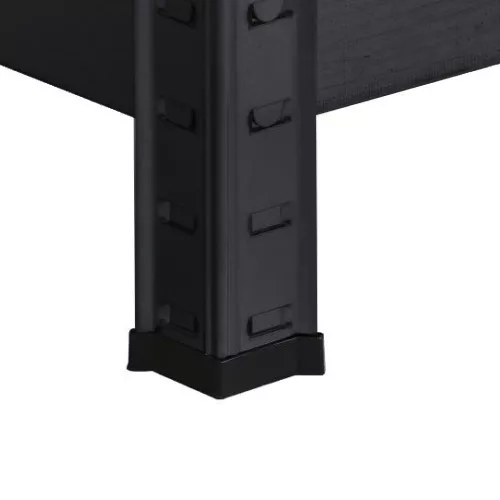 Nagy teherbírású polc 180x90x30 cm 175 kg fekete