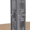 Nagy teherbírású sarokpolc 180x70x40-40 cm 175 kg króm
