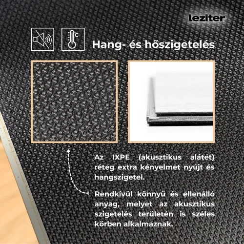 Leziter Kent tölgy Vinyl SPC fózolt padló