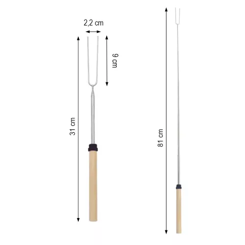 Leziter teleszkópos nyárs 31-81 cm