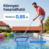 Teleszkópos rúd medence tisztító hálóhoz LMTH-01 2x180 cm, 0,8 mm, ezüst