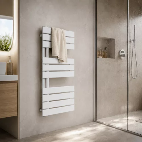 Solaro Design törölközőszárító radiátor 1000x500 mm fehér