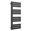 Solaro Design törölközőszárító radiátor 1200x500 mm fekete
