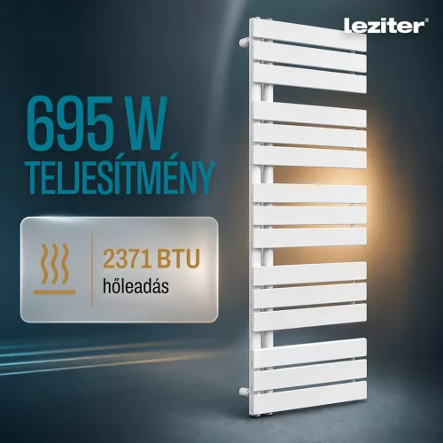 Solaro Design törölközőszárító radiátor 1400x500 mm fehér