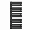 Solaro Design törölközőszárító radiátor 1400x600 mm fekete
