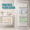 Solaro Design törölközőszárító radiátor 1400x600 mm fehér