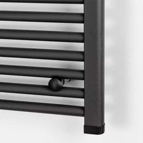 Egyenes törölközőszárító radiátor 1000x500 mm fekete