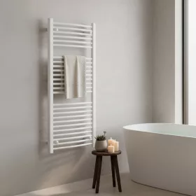 Íves törölközőszárító radiátor 1200x600 mm fehér