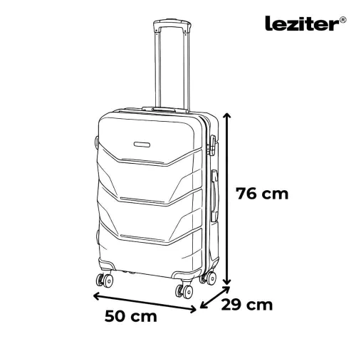 TraveLux Max VI gurulós bőrönd szett
