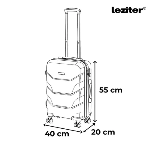 TraveLux Max VI gurulós bőrönd szett