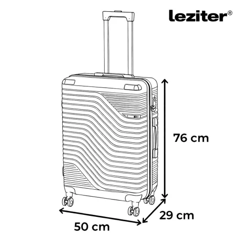 TraveLux Urban XXIV gurulós bőrönd szett