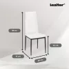 Mateo 4+1 étkező garnitúra fehér-fekete