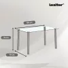 Karin 4+1 étkező garnitúra fehér-szürke