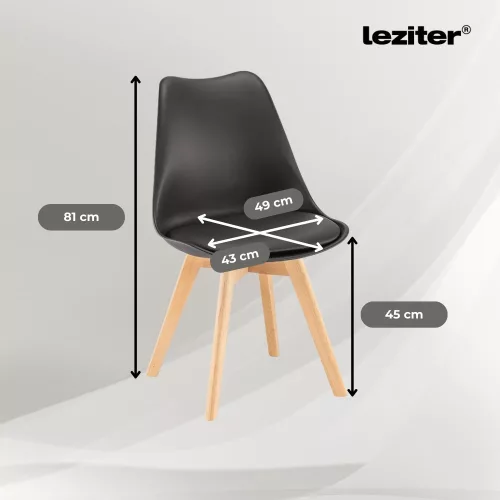Zelma 4+1 étkező garnitúra fekete-fekete