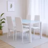Liana 4+1 étkező garnitúra fehér