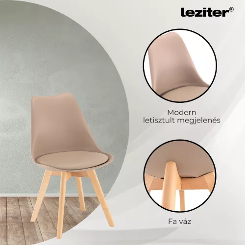 Zara 4+1 étkező garnitúra bézs-fehér