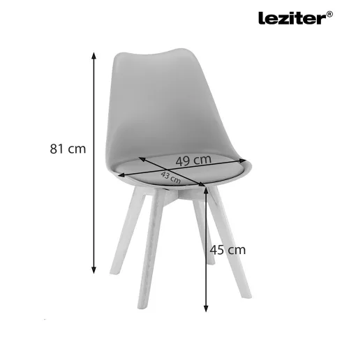 Lola 4+1 étkező garnitúra fekete-fehér