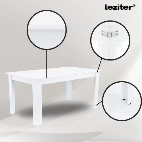 Lola 6+1 étkező garnitúra fekete-fehér