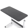 Állítható magasságú laptopasztal 80x40 cm fekete