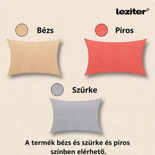 Rana napvitorla négyszög alakú 3x4 m piros
