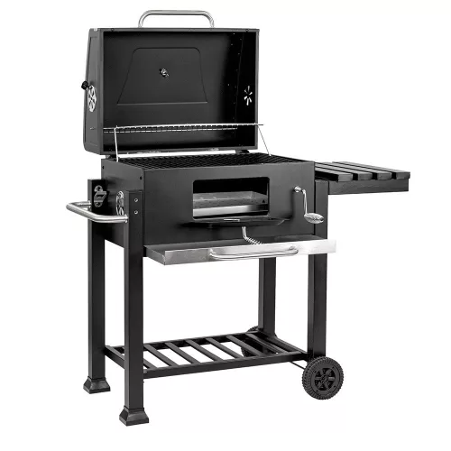 Multifunkciós faszenes kerti grillsütő